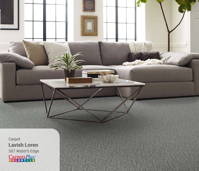 Living room carpet floor | Karen's Advance Floors